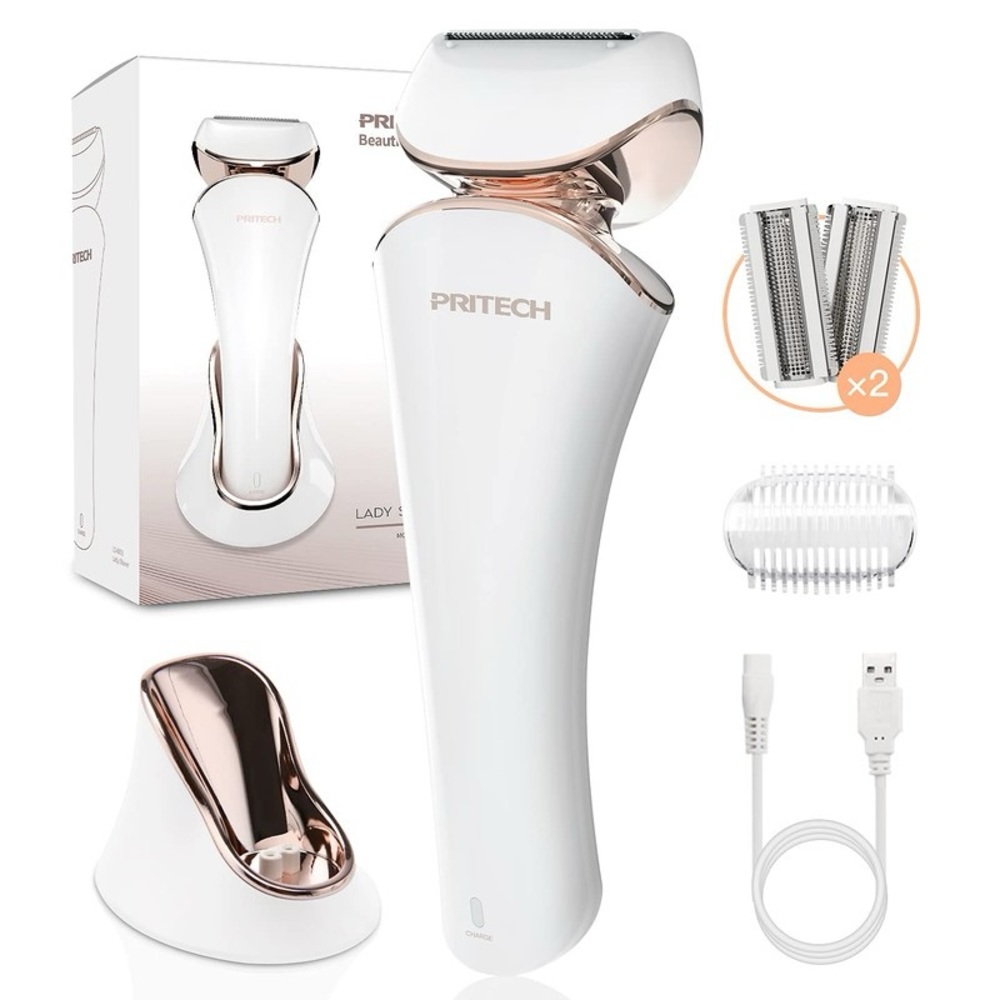 Women's Shaver: Waterproof, Movable Blade, Quick & Clean, Side Hair, Bikini Line